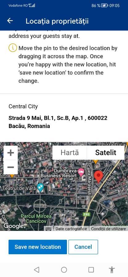Central City Bacău Eksteriør billede